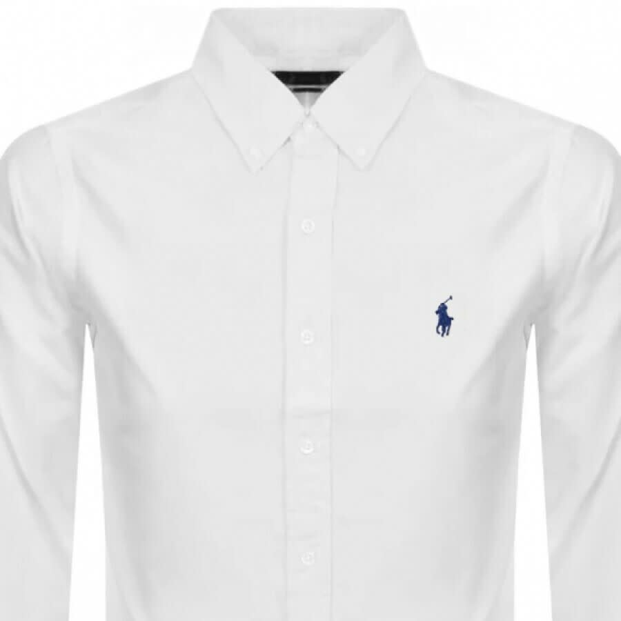 Ralph lauren white poplin shirt 2025